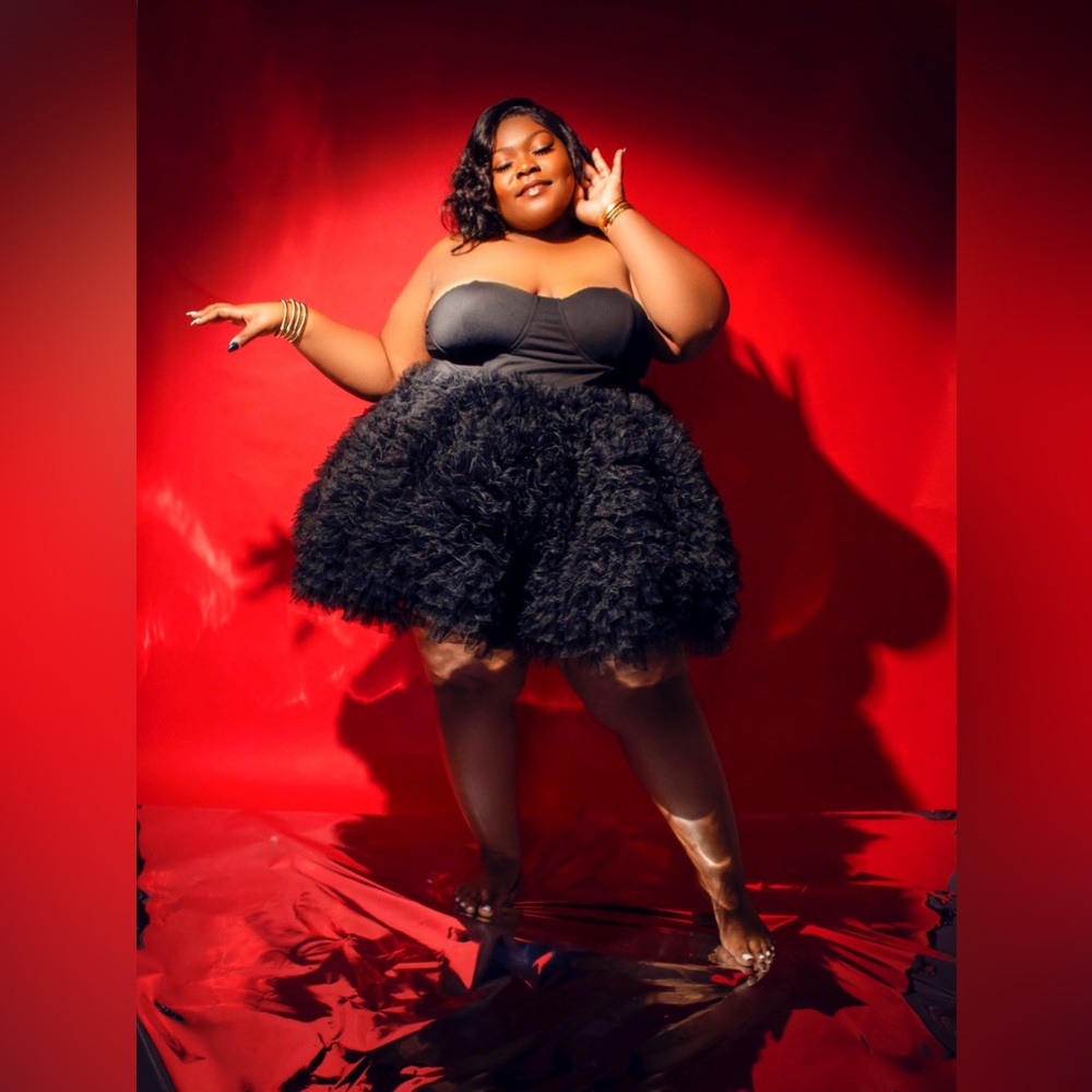 Fashion Nova Black Nikki Ruffle Mini Dress